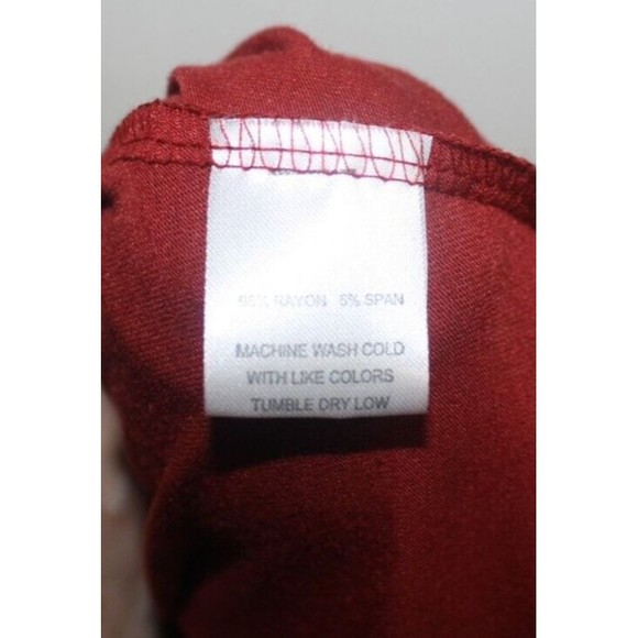 Just Found Crochet Trim V-Neck 3/4 Sleeves Knee Length Pullover Dress  Sz 2X NWT - Picture 8 of 8